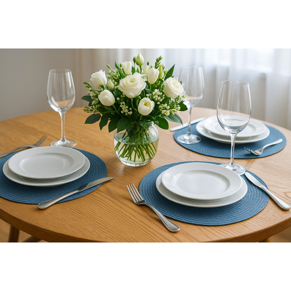 Салфетка сервировочная, d38см, "Салерно", полипропилен, 3 цвета, арт.№ 890-390