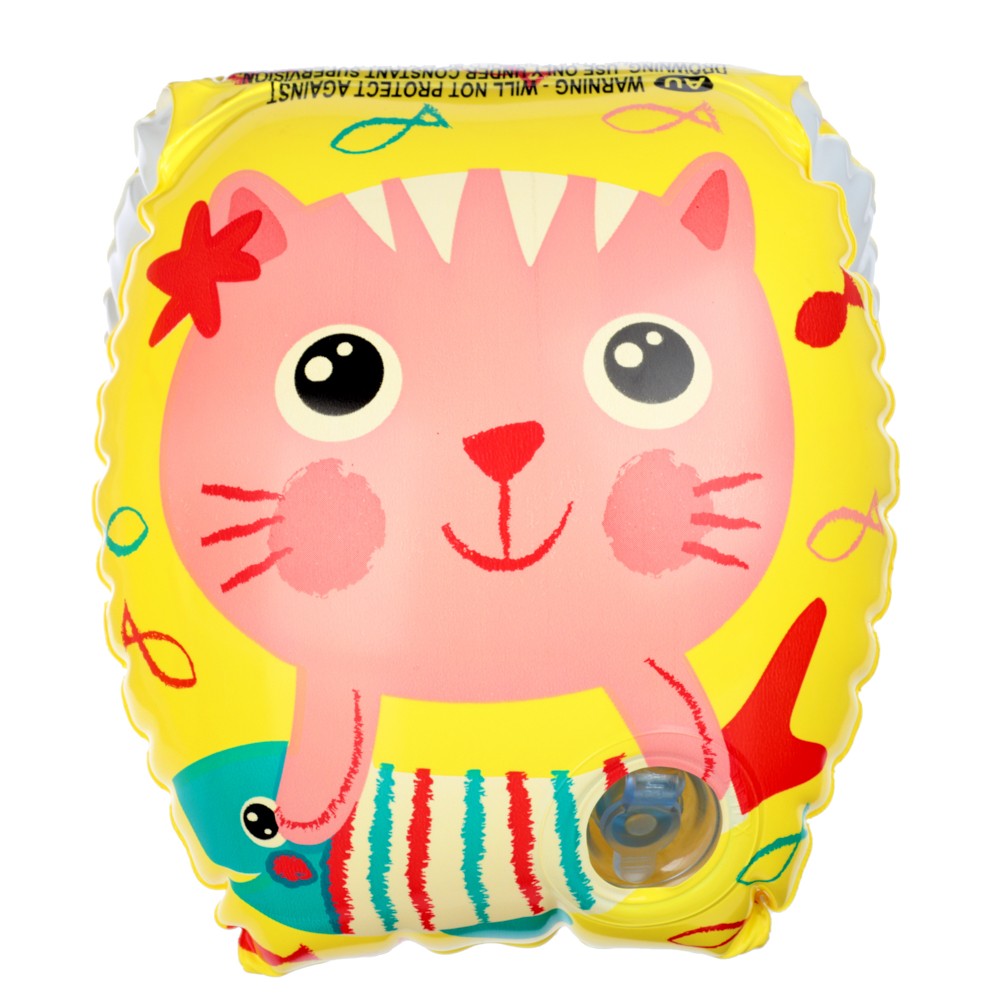 INTEX Нарукавники для плавания HAPPY KITTEN ARM BANDS, от 6-36 мес., 20х15см, 56665EU, арт.№ 062-005
