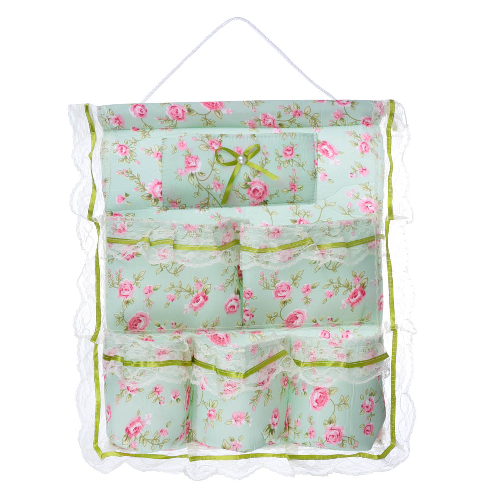 VETTA Кофр подвесной настенный 6 карманов 34х44см, "Цветочная поляна", арт.№ 457-084