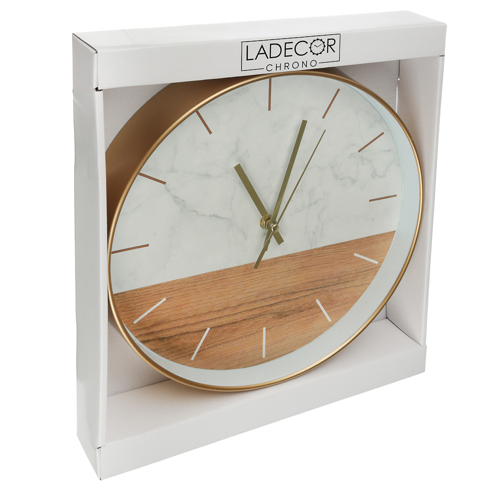 LADECOR CHRONO Часы настенные, 30 см, пластик, 1хАА, арт 11-1, арт.№ 581-937