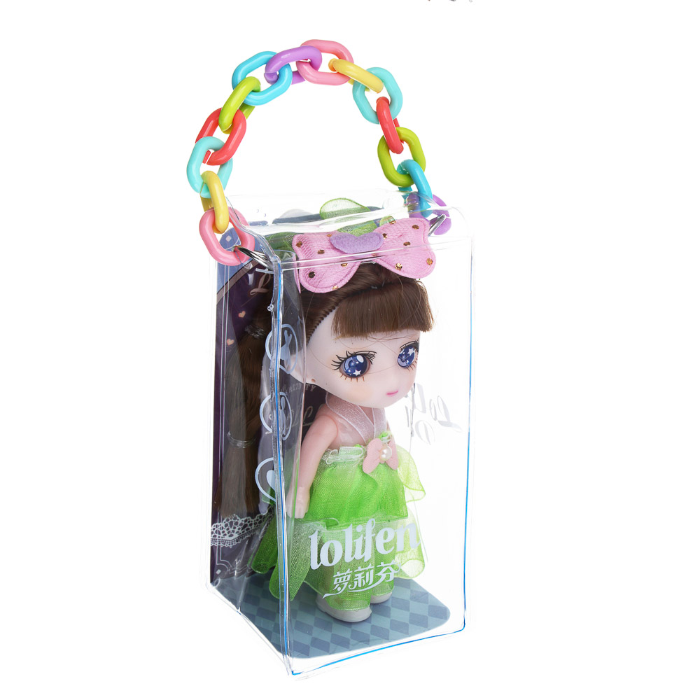 ИГРОЛЕНД Кукла в сумочке, PVC, PP, 6х13 см, 6 видов, арт.№ 436-153