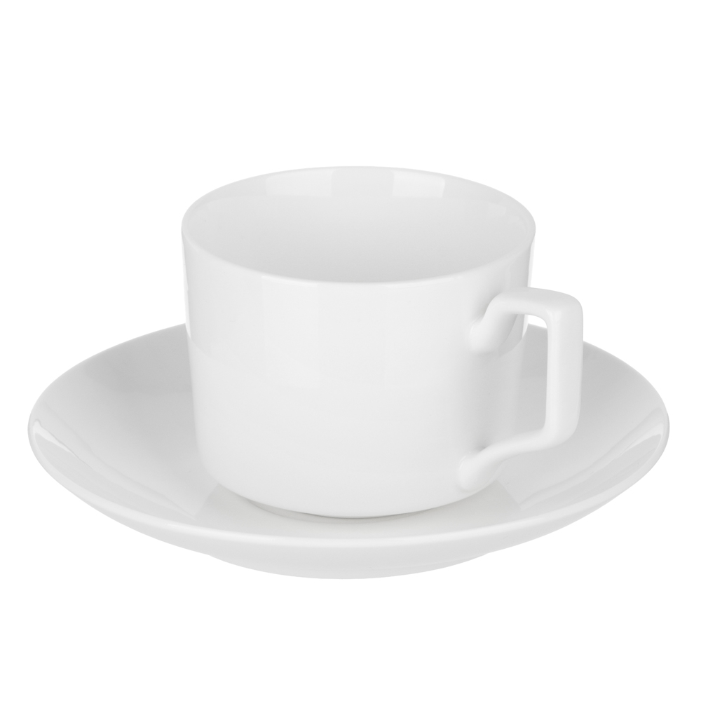 Набор чайный 2 пр., 240мл, MILLIMI, белый, фарфор, арт.№ 802-525