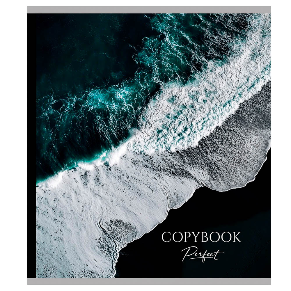 Тетрадь 48 л., А5, в клетку, БЕЛЫЕ ЛИСТЫ, обложка картон, скрепка, микротекстурирование, арт.№ 578-191