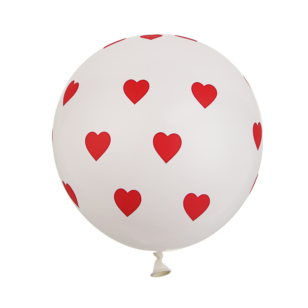 Набор воздушных шаров тм Fntastic 6 шт, 12" с сердечками, арт.№ 518-316