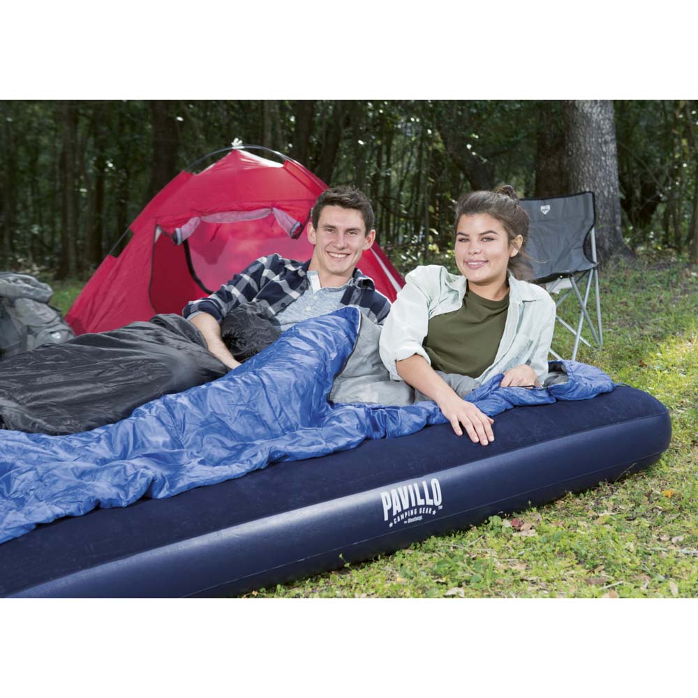 BESTWAY Матрас надувной широкий двуспальный (QUEEN), 203х152х22см, до 300кг, 67003, арт.№ 332-003