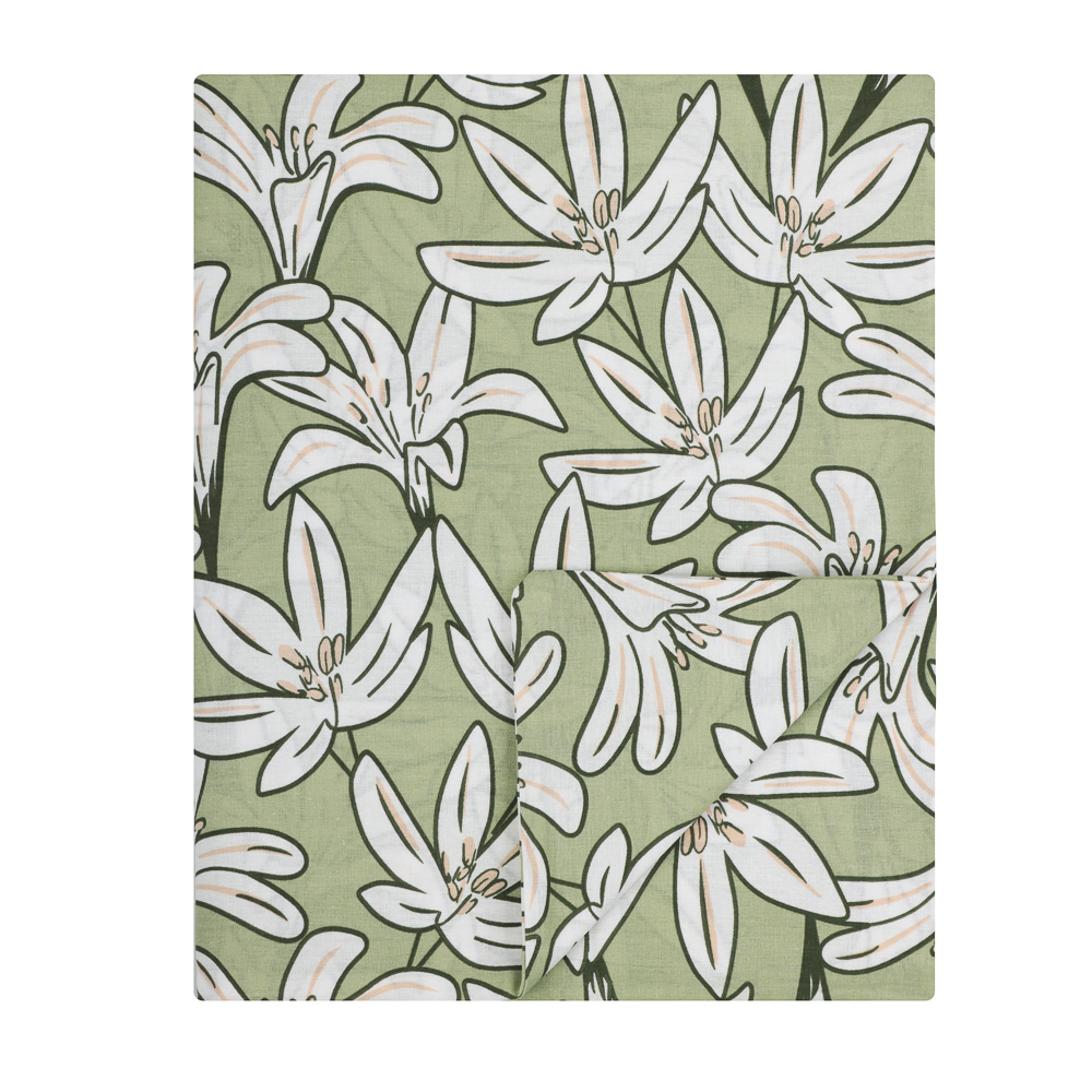 PROVANCE Эвкалипт Комплект постельного белья 2 (4 предмета), поплин, 100% хлопок, зеленый, арт.№ 421-008