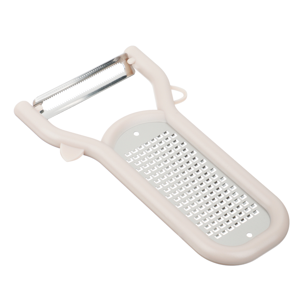 SATOSHI Пиллер для чистки овощей с теркой, горизонтальное лезвие, нерж.сталь, арт.№ 882-005