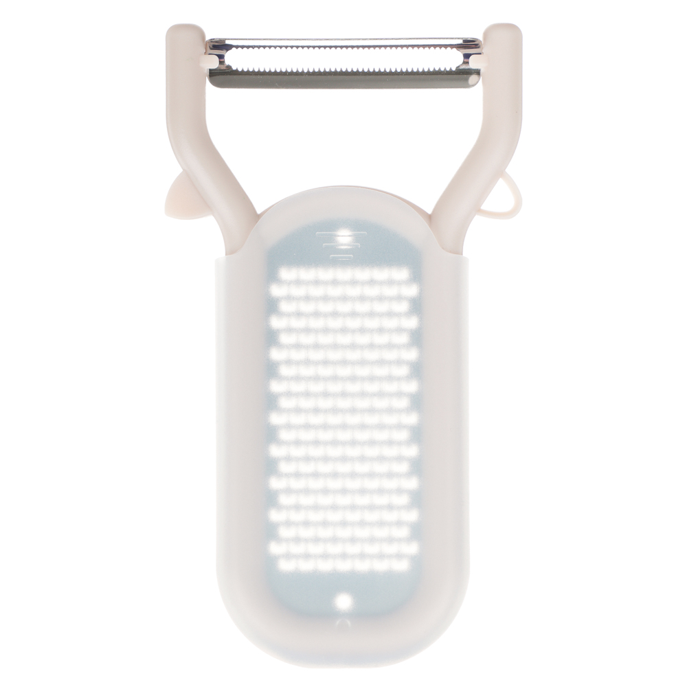 SATOSHI Пиллер для чистки овощей с теркой, горизонтальное лезвие, нерж.сталь, арт.№ 882-005