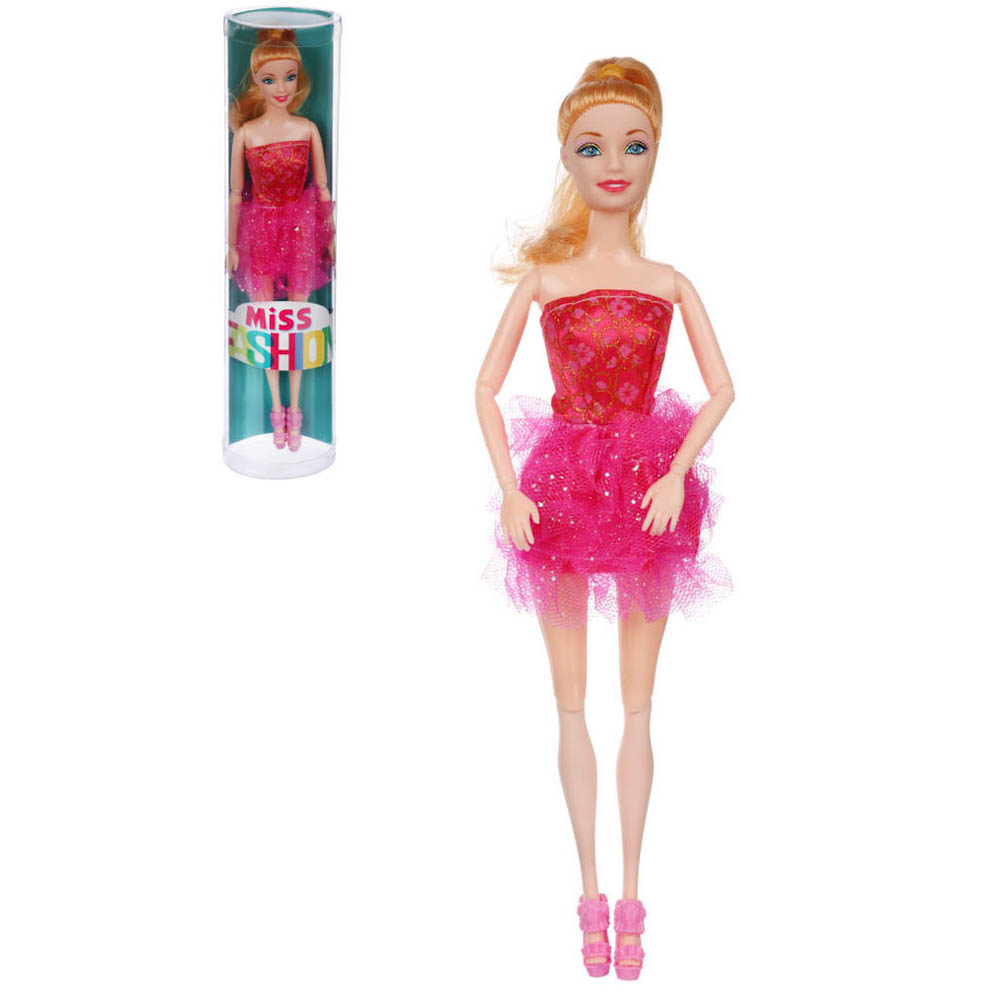 ИГРОЛЕНД Кукла шарнирная, 29см, PP,PVC, полиэстер, 8х32,5х5см, 2-6 дизайнов, арт.№ 267-733
