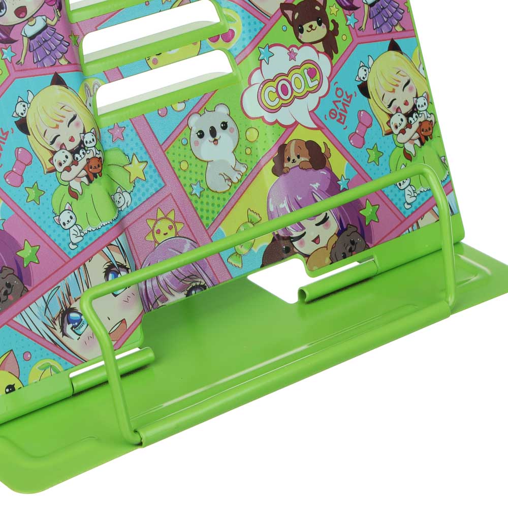 Кавай Подставка для книг, для А5, 20х15,5х19см, металл с цветной печатью, арт.№ 234-007