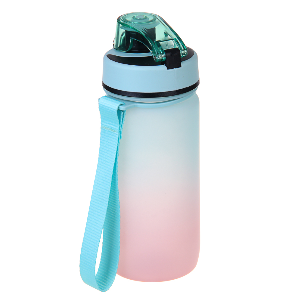 SILAPRO MAX Бутылка спортивная с замком, LOTUS-EGGSHELL BLUE, 550мл, РС, арт.№ 088-073