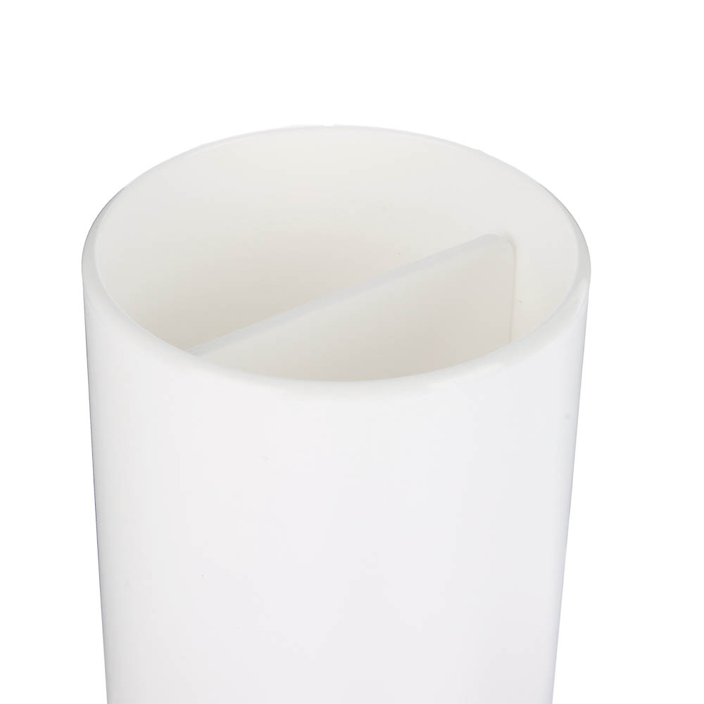 Стакан для зубных щеток Flux, 250мл, белый, 7,5х7,5х11см, арт.№ 463-619