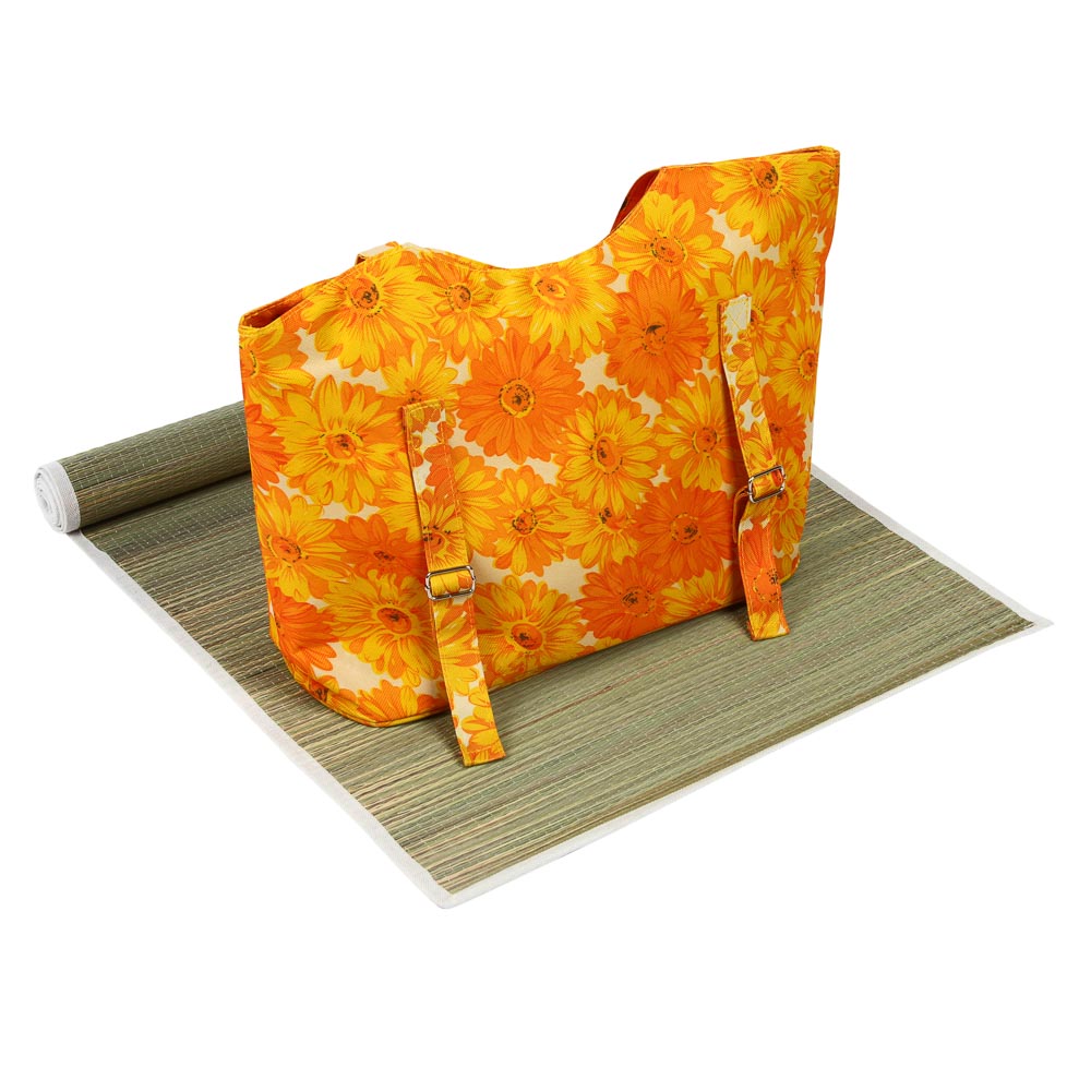 ЯРКОЕ ЛЕТО Сумка с пляжным ковриком в комплекте, 50x17x33 см, арт.№ 119-003