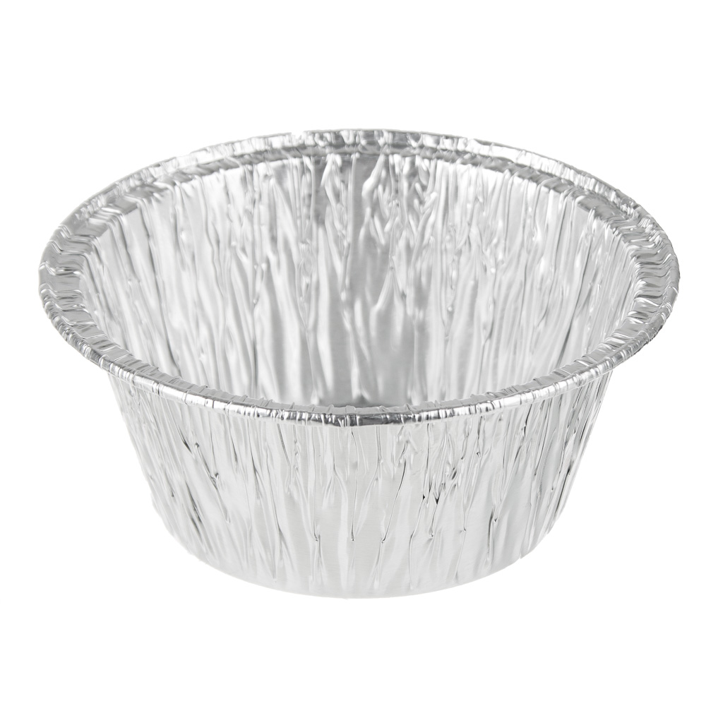 Форма алюминиевая для маффинов круглая, G-край, верхний d86мм, дно 56мм, h38мм, 130мл, CN21G, арт.№ 438-219