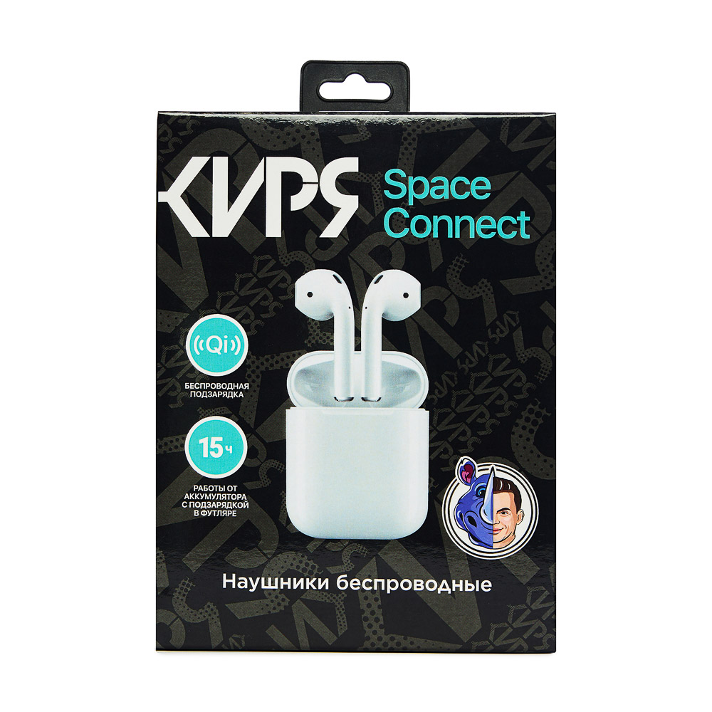 FORZA КИРЯ Наушники беспроводные Space Connect, 30/350мАч, BT: 5.0, арт.№ 410-317