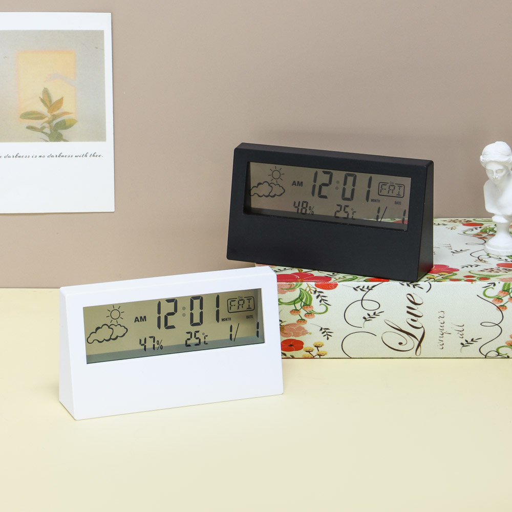 LADECOR CHRONO Будильник электронный, 13,3x7,5x3,3 см, 1xAAA, пластик, 2 цвета, арт.№ 529-243