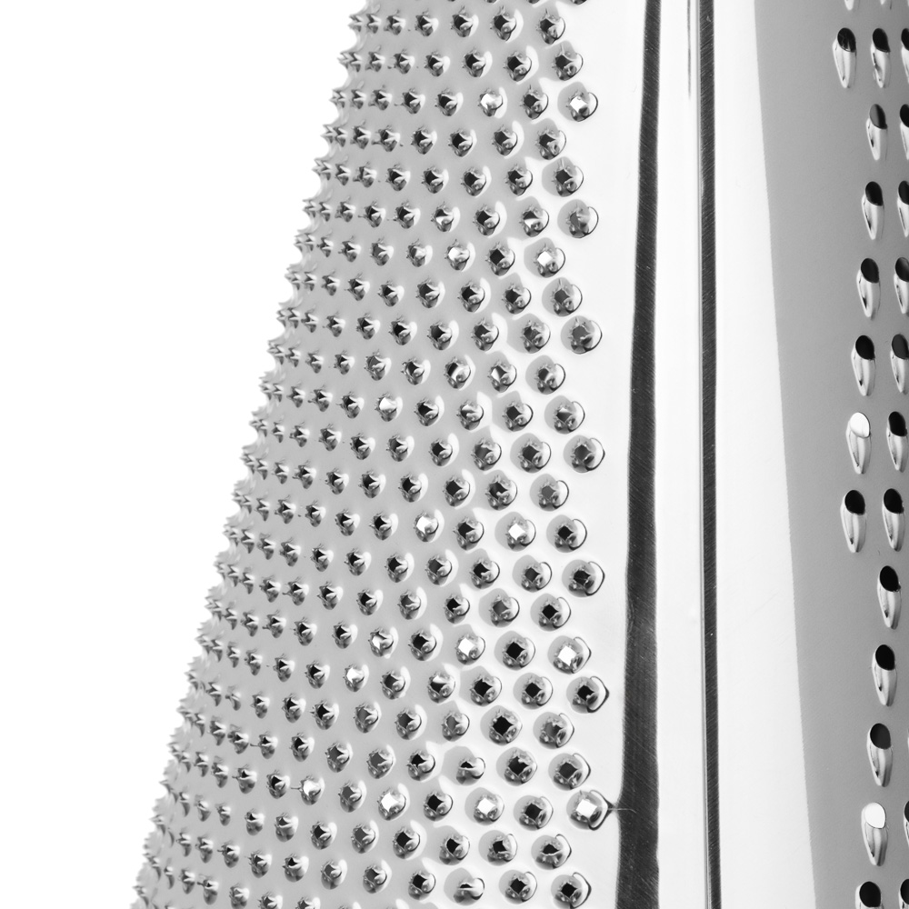 Терка 3-х сторонняя тм VETTA 25см, нерж.сталь, пластик. ручка, арт.№ 885-144