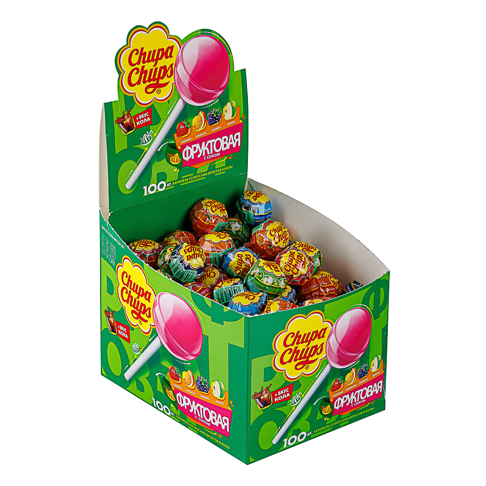 Карамель Chupa Chups в ассортименте, 12 г., арт.№ 347-347