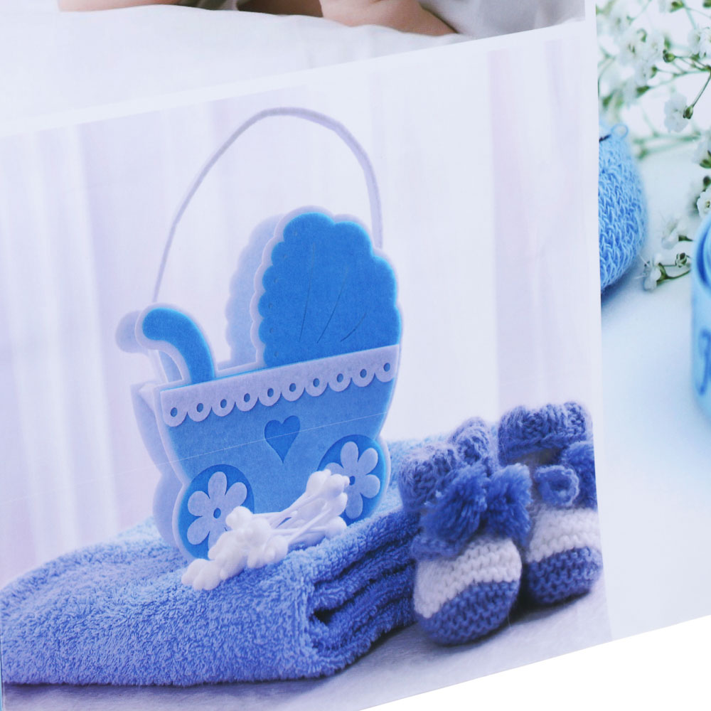 Пакет подарочный бумажный, XXL 32x40x10 см, 128 гр, 4 дизайна, BABY, арт.№ 507-343