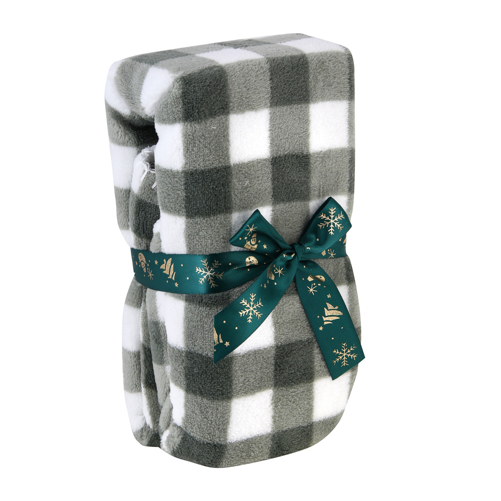 PROVANCE Фелиз Плед с сувениром, 75х90см, 100% полиэстер, зеленый, арт.№ 492-232