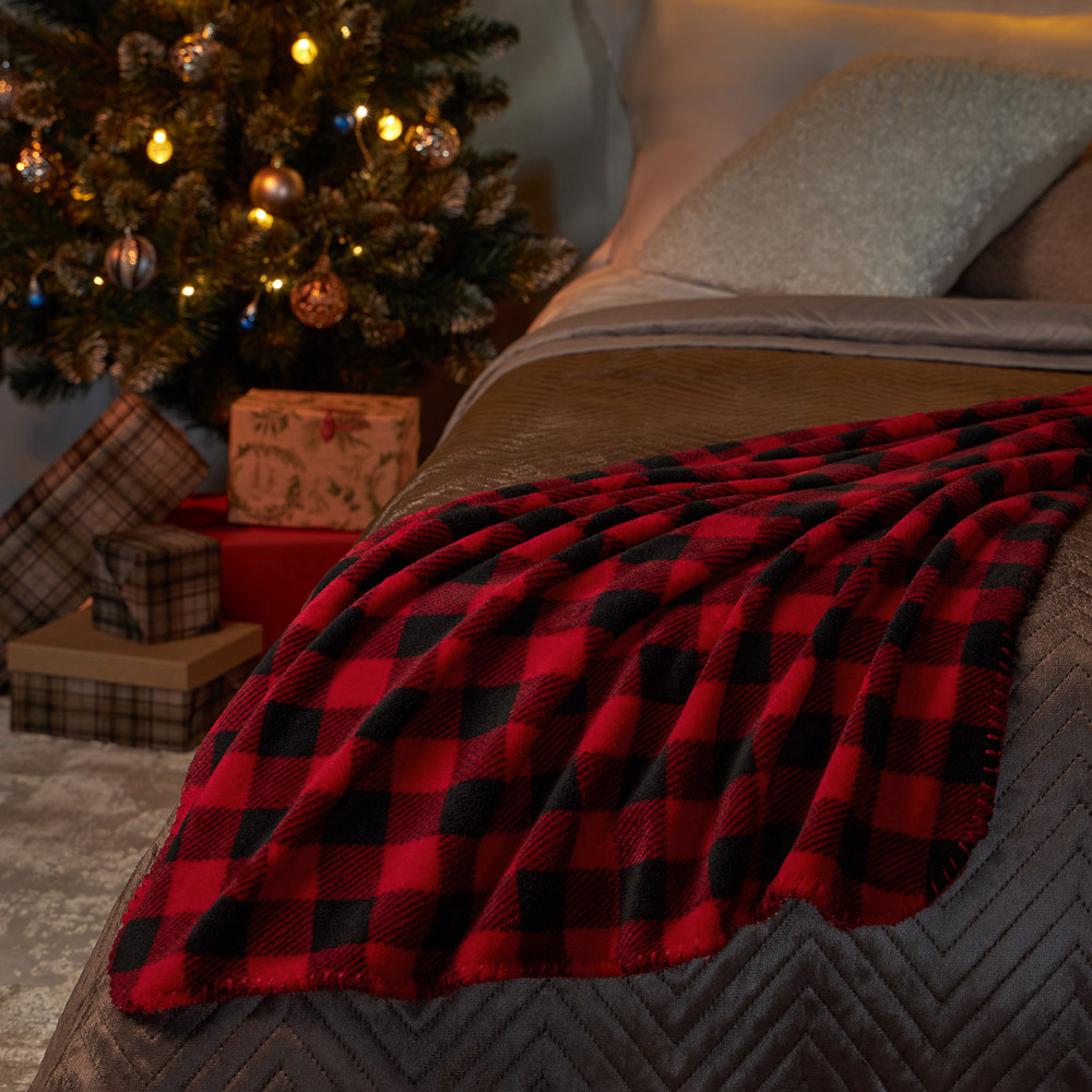 PROVANCE Фелиз Плед с сувениром, 75х90см, 100% полиэстер, красный, арт.№ 492-233