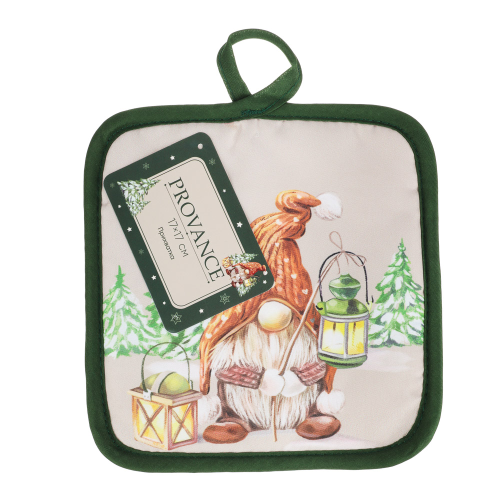 PROVANCE Фелиз Прихватка, 100% полиэстер, 17х17см, натуральный, арт.№ 492-235