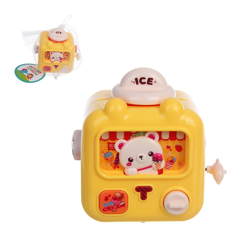 Игрушка развивающая для малышей "Умный кубик", ABS, 9х7,5х9,2см, 4 дизайна, арт.№ 270-067
