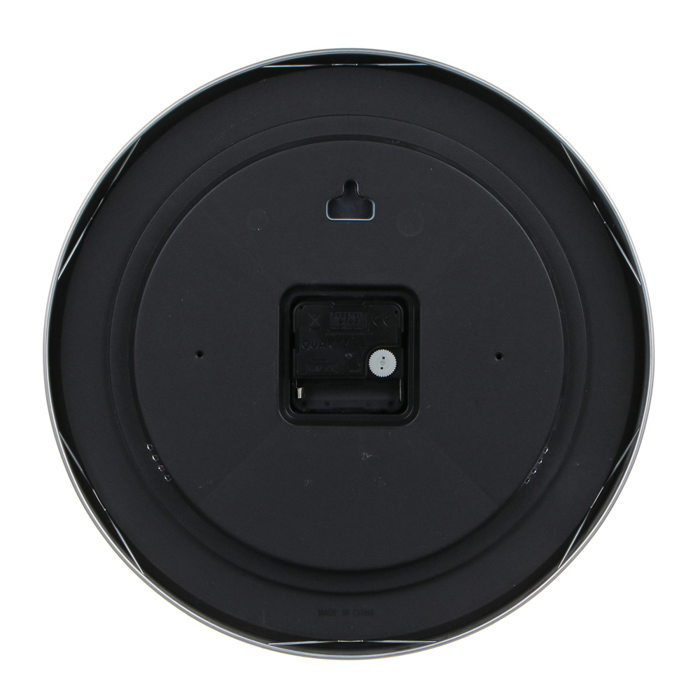 LADECOR CHRONO Часы настенные круглые, металл, 30х30х4 см, 1xАА, арт.2-13, арт.№ 581-244