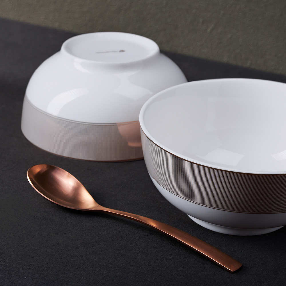 BY COLLECTION White Line Салатник, 15х7см, фарфор, арт.№ 820-816