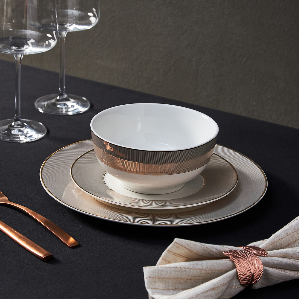 BY COLLECTION White Line Салатник, 15х7см, фарфор, арт.№ 820-816