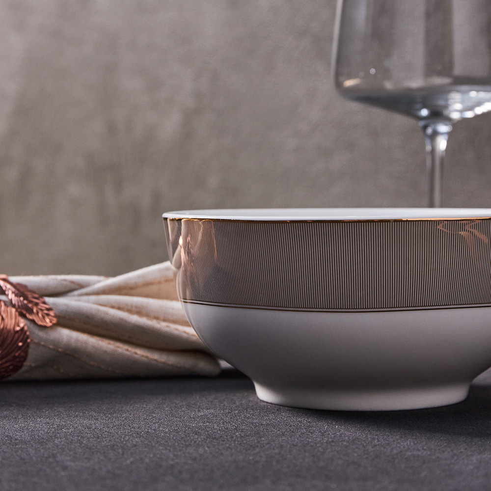 BY COLLECTION White Line Салатник, 15х7см, фарфор, арт.№ 820-816