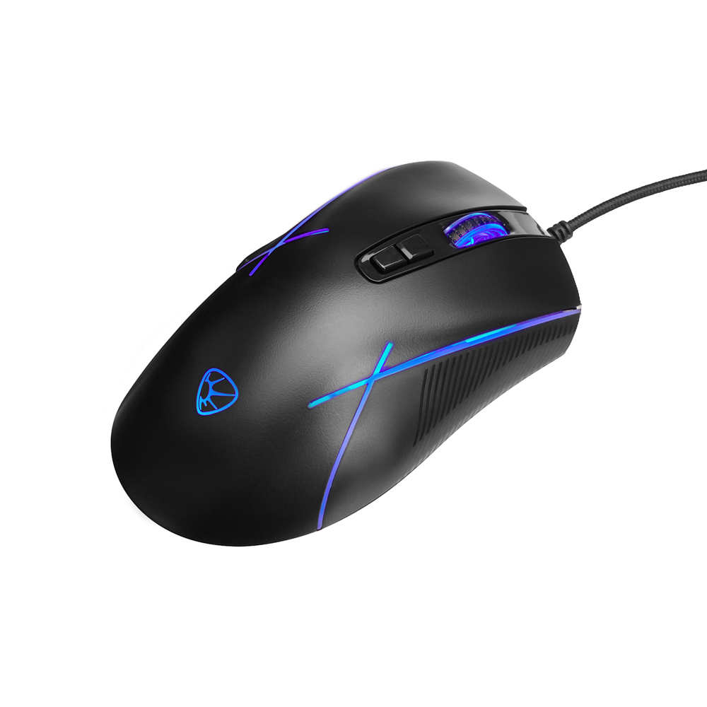 BY Игровая мышь проводная Rifle 7000dpi,7D,A725F,RGB,220см, арт.№ 405-051