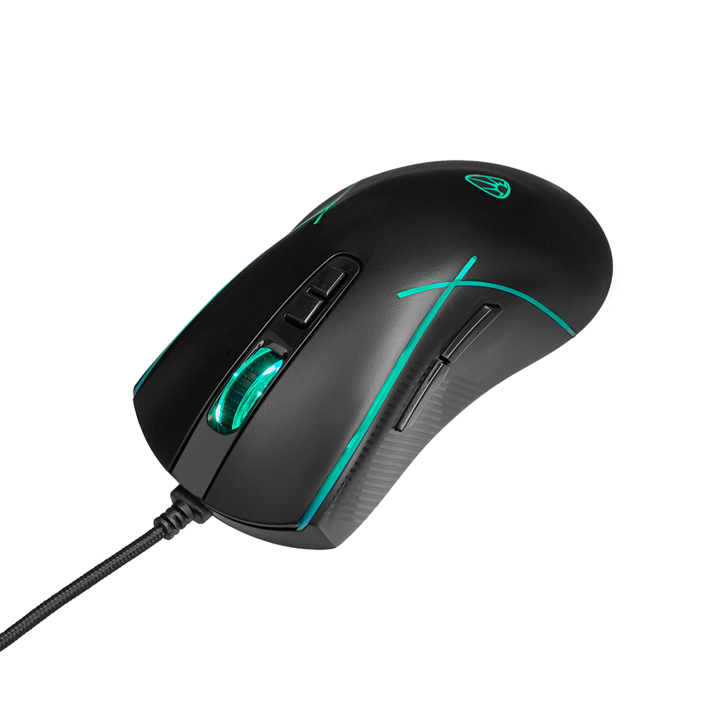 BY Игровая мышь проводная Rifle 7000dpi,7D,A725F,RGB,220см, арт.№ 405-051