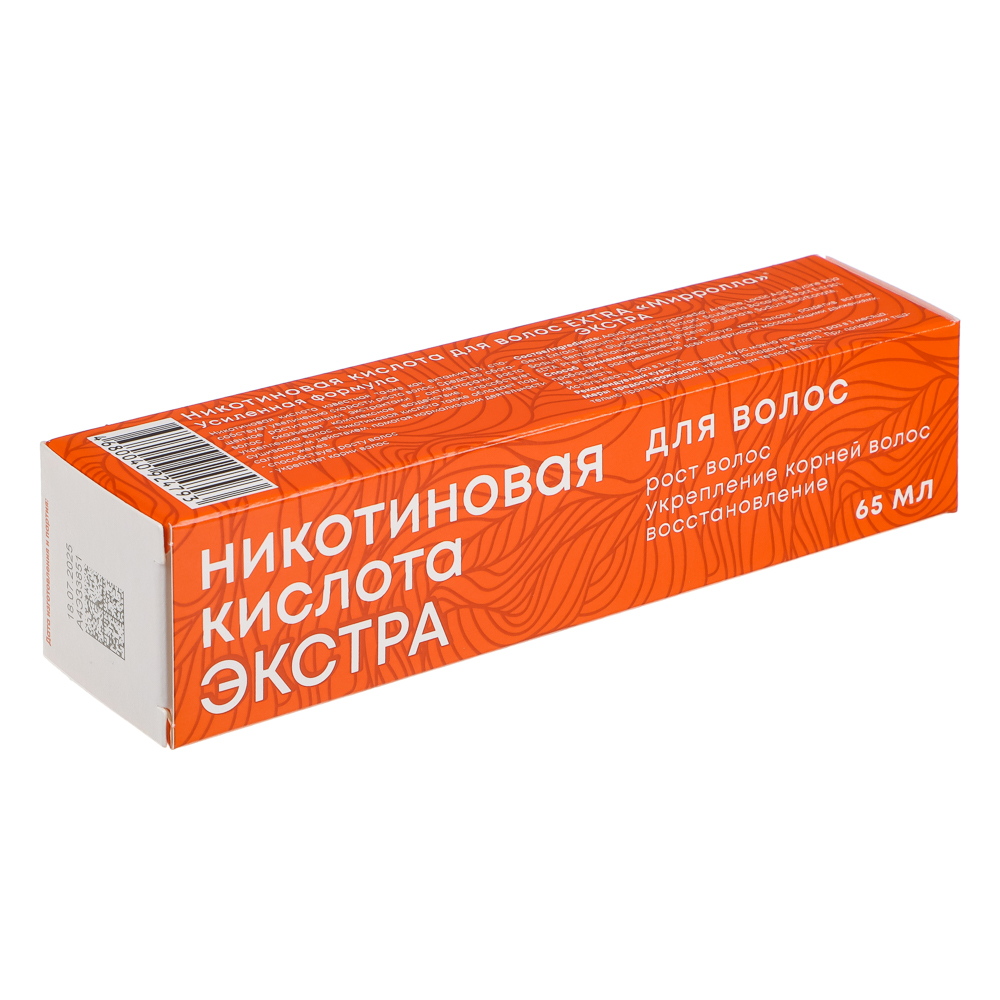 Никотиновая кислота для волос,65мл, арт.№ 832-064