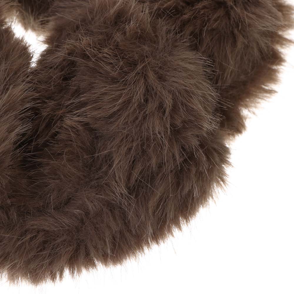 Резинка для волос "норка" ЮНИLOOK, 13 см, полиэстер, 3 цвета, арт.№ 322-393