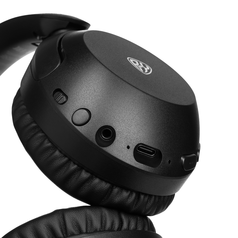 Наушники беспроводные полноразмерные BY FlexTunes, 400мАч, BT5.3, чёрный, арт.№ 410-097