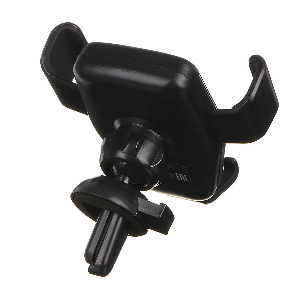 NG Держатель телефона на дефлектор с беспроводной зарядкой, 10W, 2А, пластик, арт.№ 733-036