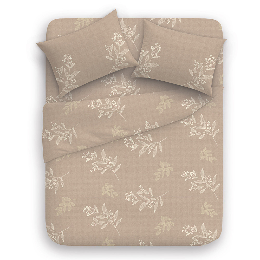 Комплект постельного белья PROVANCE Мосс, 2 (4 пр.), микросатин, 100% полиэстер, 2 дизайна, листья, арт.№ 421-409