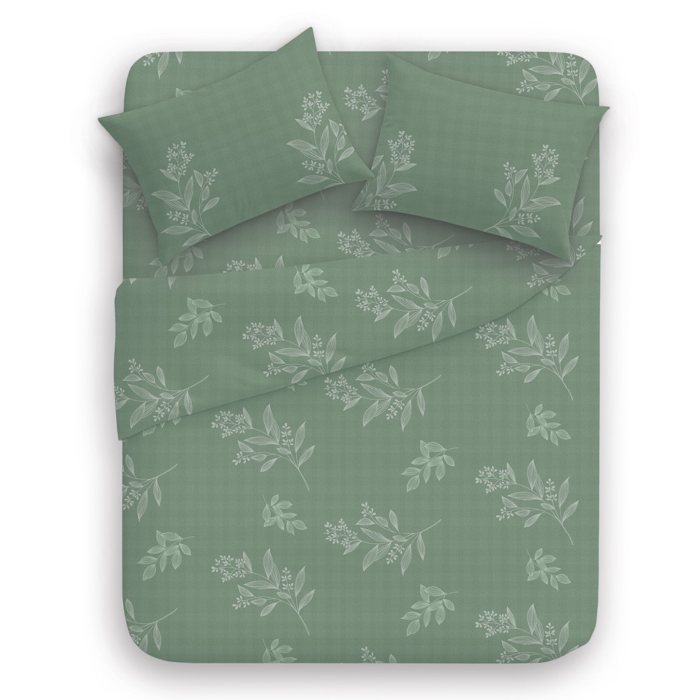 Комплект постельного белья PROVANCE Мосс, 2 (4 пр.), микросатин, 100% полиэстер, 2 дизайна, листья, арт.№ 421-409