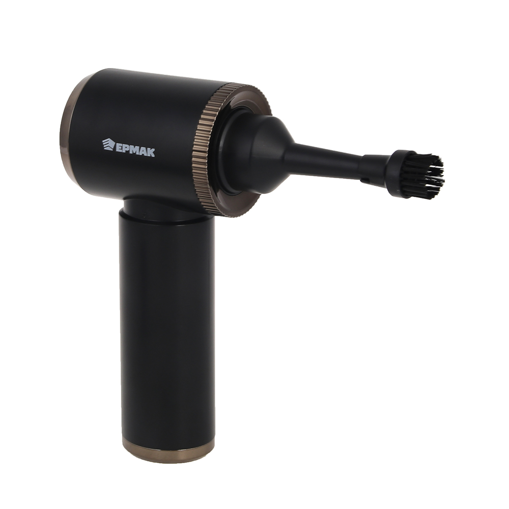 ЕРМАК Пылесос автомобильный, 8 насадок, 2 режима работы, 6000Па, зарядка от USB, арт.№ 784-016