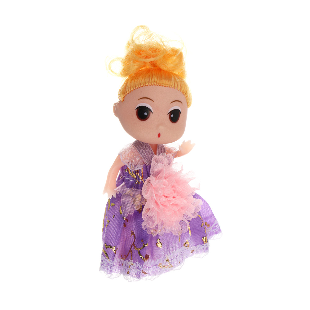 ИГРОЛЕНД Кукла 10 см с акс. в сундучке, 8 пр., PP, ABS 11,5х10х7,8 см, арт.№ 267-885