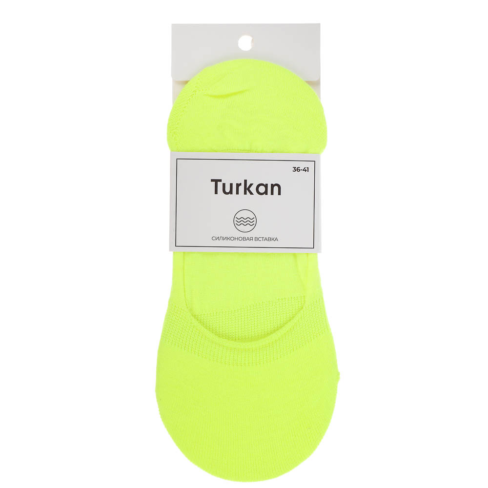 Носки-подследники, тм Turkan, р. 36-41, 90%хлопок, 8% п/а, 2%лайкра, цвета в ас-те, BX8045, арт.№ 019-557