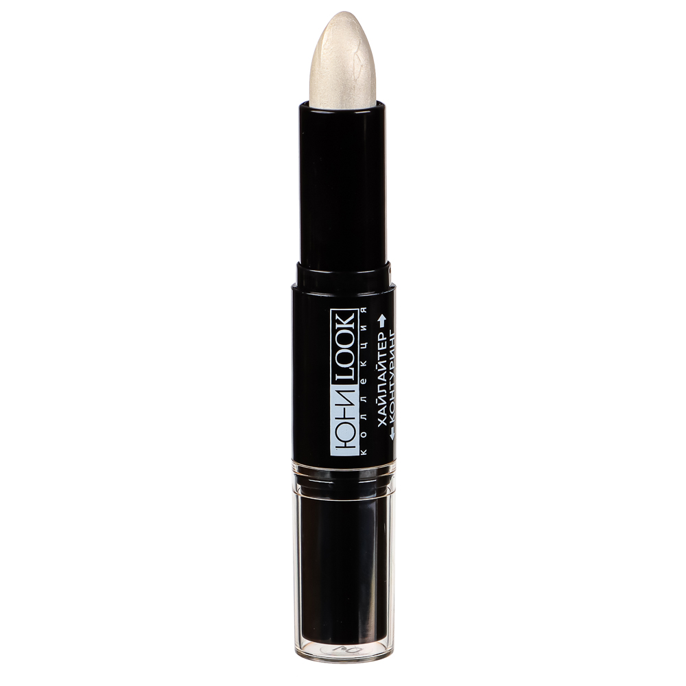 ЮНИLOOK Хайлайтер и контуринг кремовые 2в1 в стике, 8 гр, 3 тона, ТС-21, арт.№ 330-446