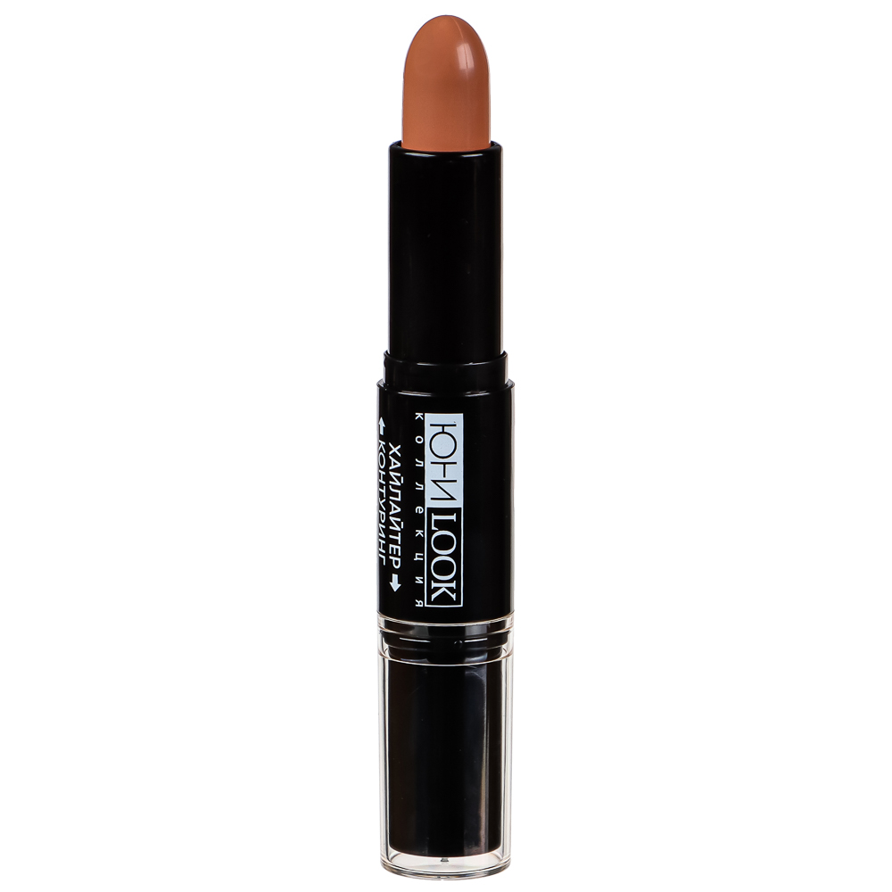ЮНИLOOK Хайлайтер и контуринг кремовые 2в1 в стике, 8 гр, 3 тона, ТС-21, арт.№ 330-446