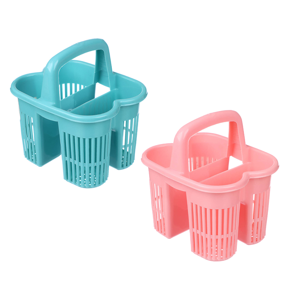 VETTA Сушилка для столовых приборов с ручкой, 4 секций, пластик, "Кантри", 6390, арт.№ 485-045