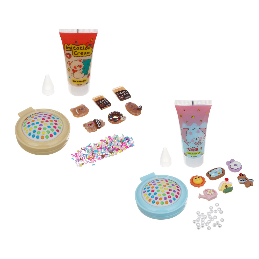 ХОББИХИТ Набор для творчества "Волшебное зеркальце", 7х6 см, PP, PE, полимер (ПВА), 3 дизайна, арт.№ 287-459