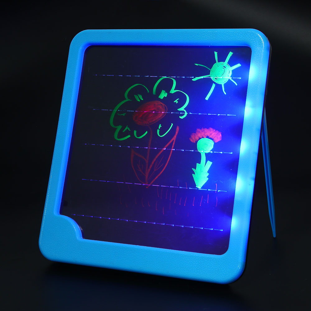 ХОББИХИТ Планшет неоновый для рисования, 3xАА, РР, 24х3х20см, арт.№ 214-094