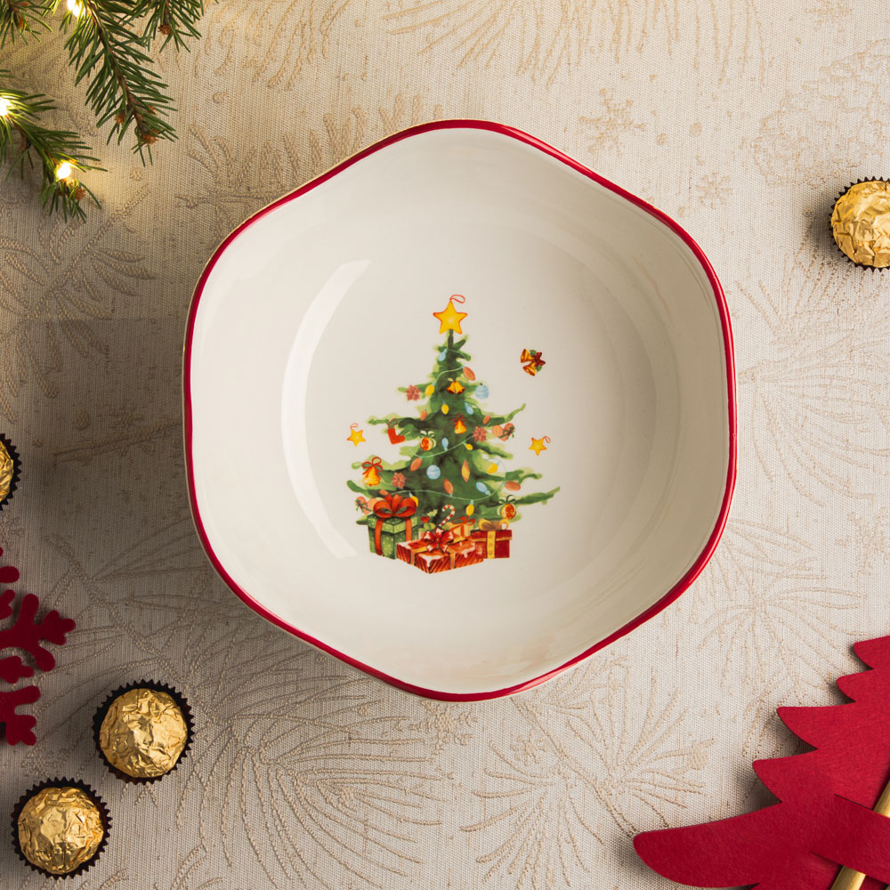 MILLIMI Лесная сказка Салатник, 21,5х7,5см, керамика, арт.№ 820-877