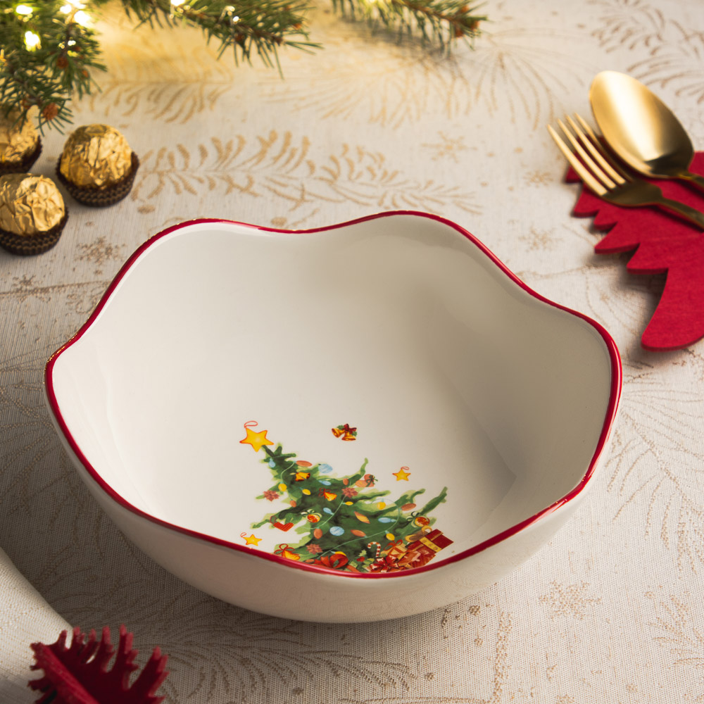 MILLIMI Лесная сказка Салатник, 21,5х7,5см, керамика, арт.№ 820-877