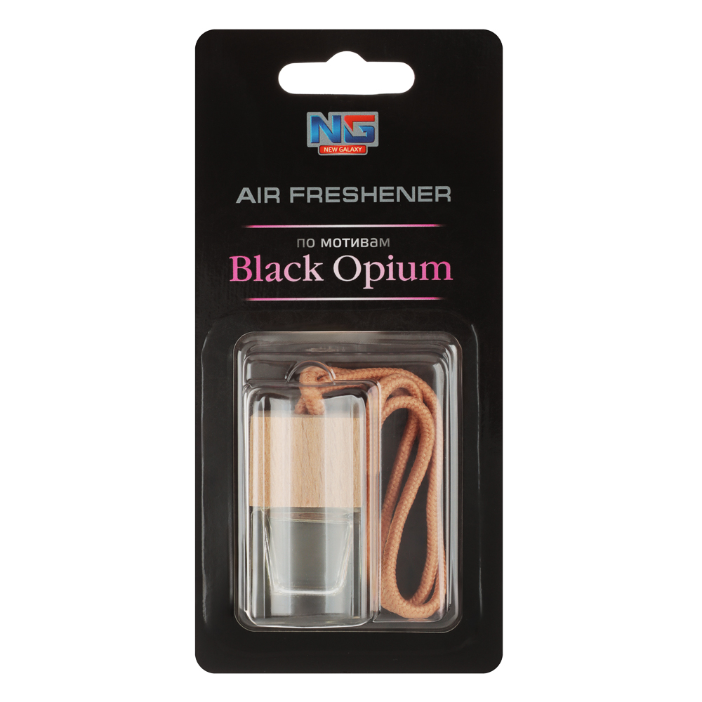 NEW GALAXY Ароматизатор подвесной Автопарфюм, по мотивам Black opium, 5 мл, арт.№ 794-608